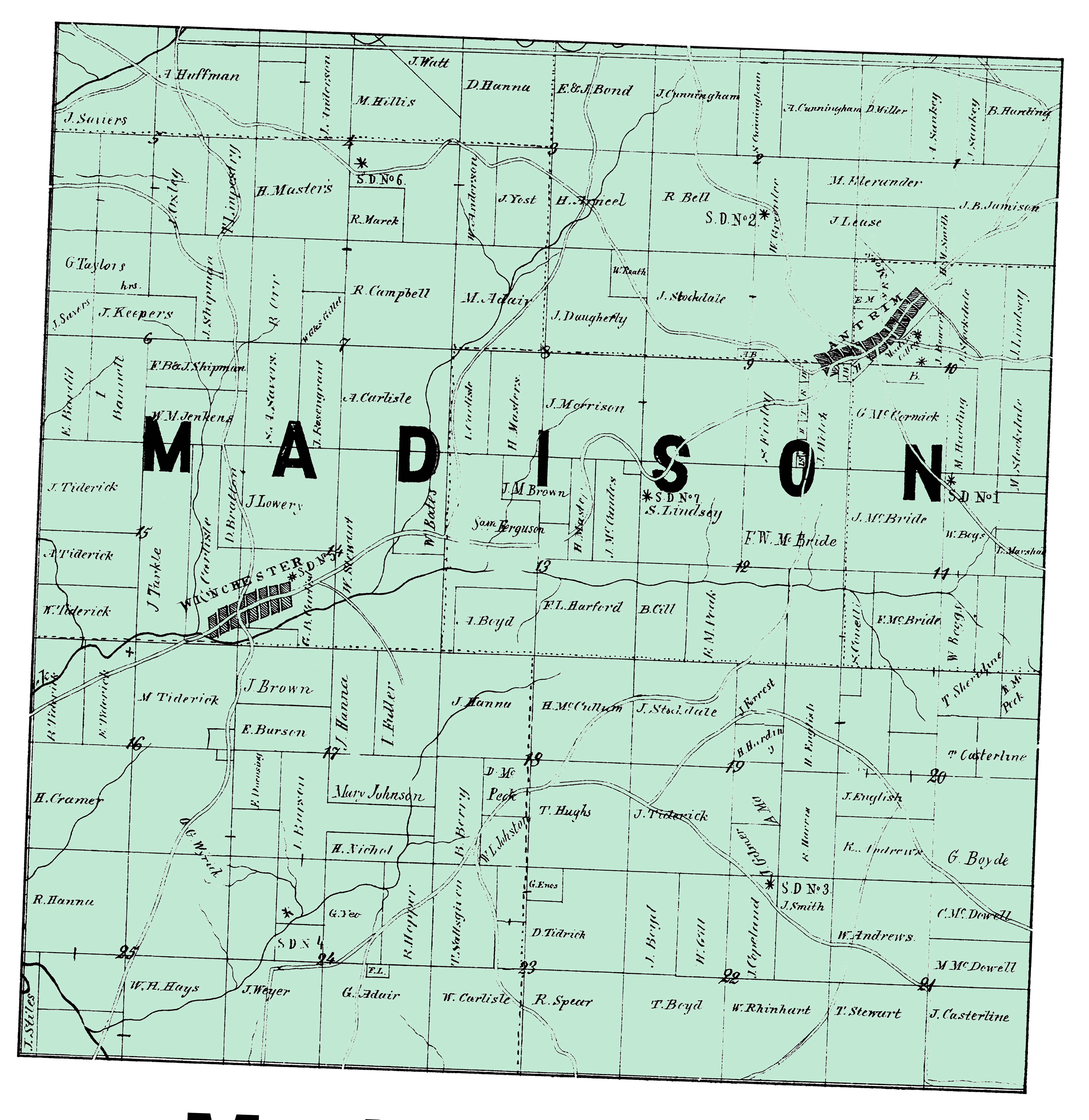 Madison Township ownership map preview